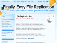 Tablet Screenshot of filereplicationpro.com